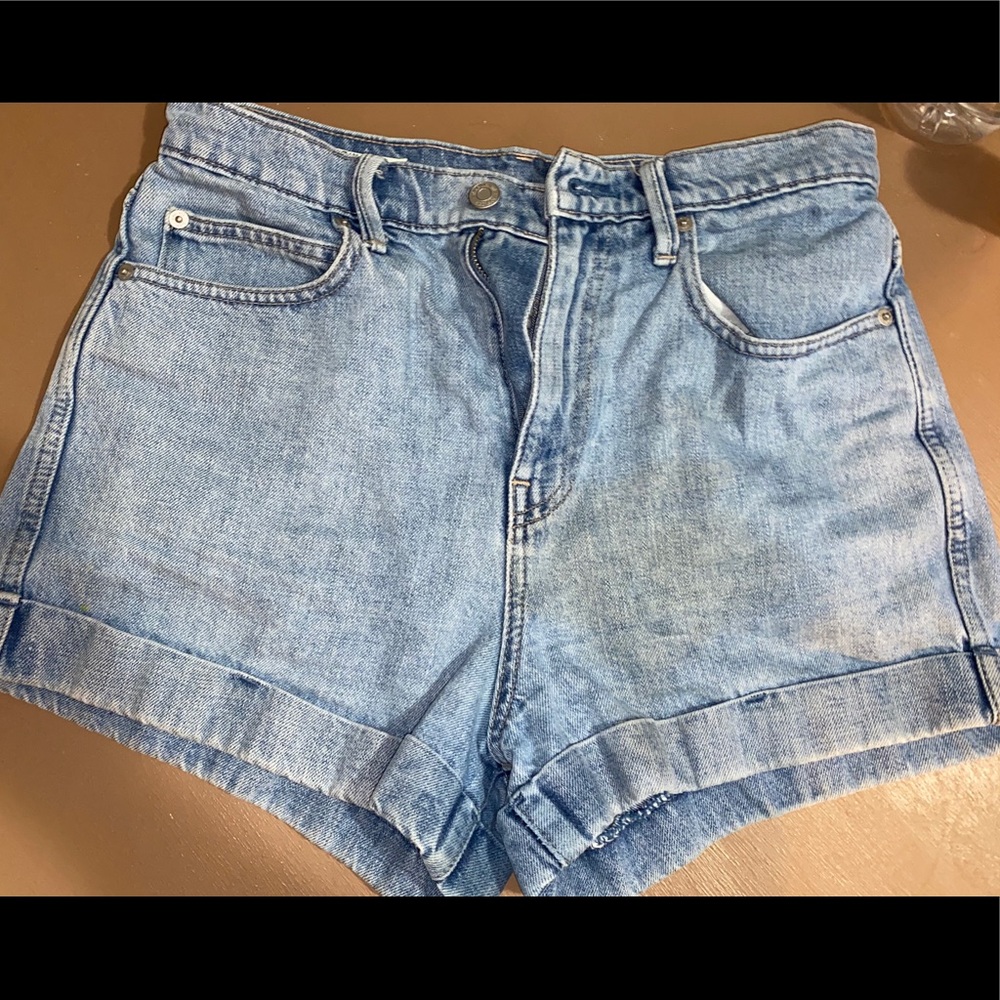 Denim shorts